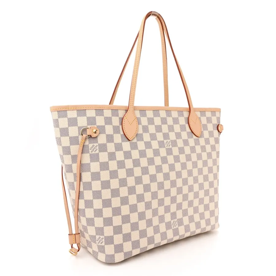 Louis Vuitton Neo Neverfull MM Damier Azur Canvas Beige Interior