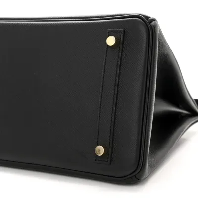 Hermès Birkin 30 Black Epsom Leather Gold Hardware