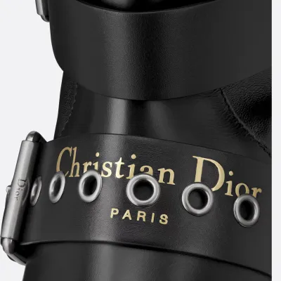 Dior black long boots