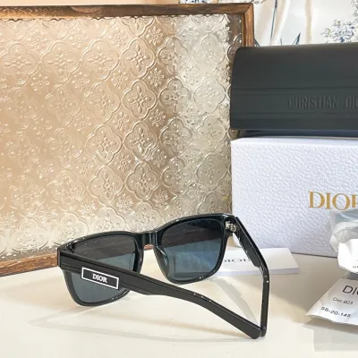 DIOR wayfarer glasses black color with dior logo print Size 58口20-145
