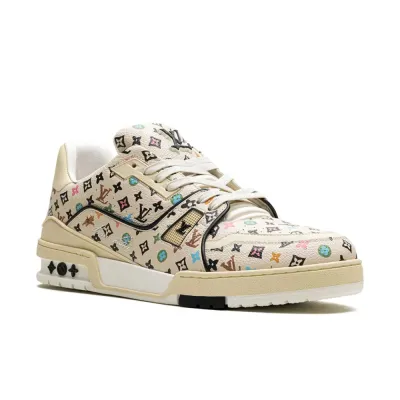 Louis Vuitton Beige LV patterned sneakers