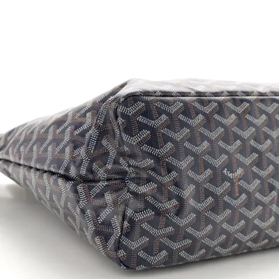 Goyard Boheme Hobo PM Navy Blue Goyardine Canvas