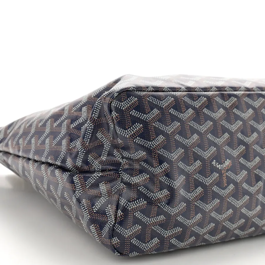 Goyard Boheme Hobo PM Navy Blue Goyardine Canvas