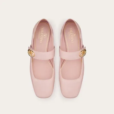VALENTINO  Patent leather Mary Jane ballet shoes