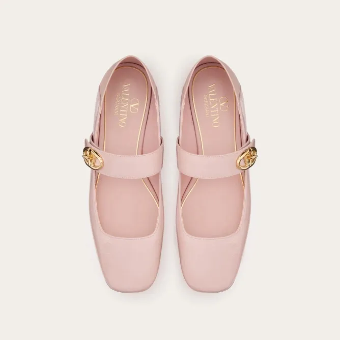 VALENTINO  Patent leather Mary Jane ballet shoes