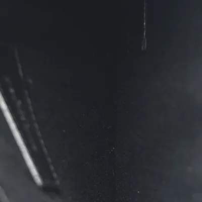 Saint Laurent Small Uptown Pouch Black Embossed Monogram Calfskin & Crocodile Leather Silver Hardware