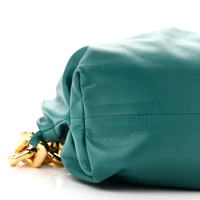 Bottega Veneta Medium The Pouch Chain Mallard Calfskin Leather