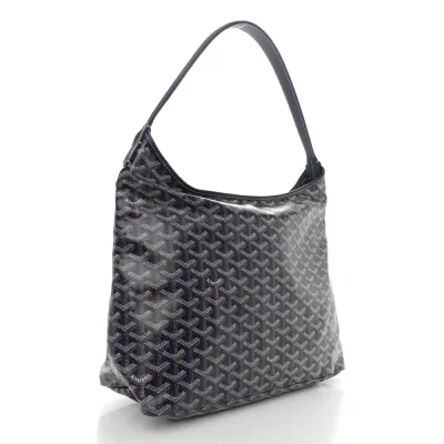 Goyard Boheme Hobo PM Navy Blue Goyardine Canvas