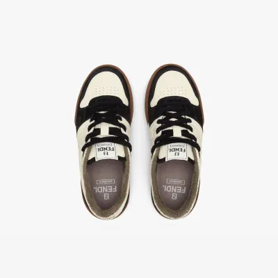 FENDI Women's black suede low-top shoes Sneakers