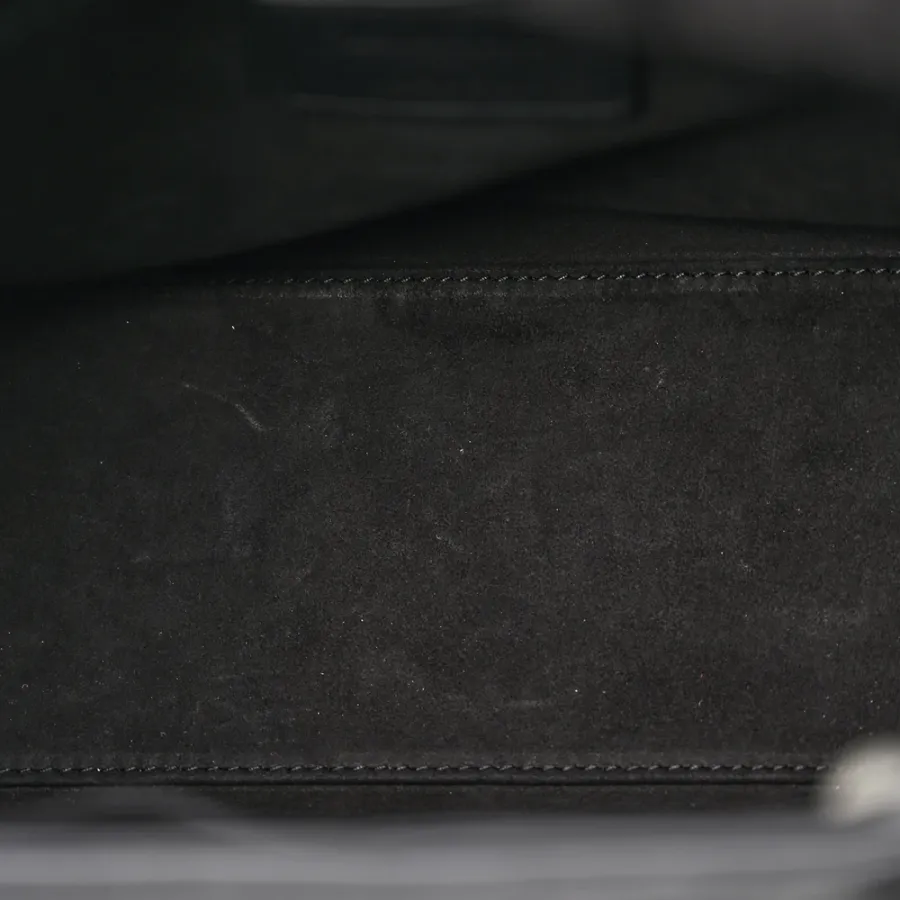 Dior Medium Lady Dior Black Ultra Matte Cannage Calfskin Leather Matte Black Hardware