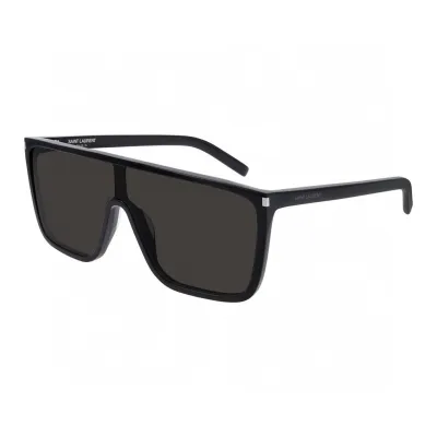 Saint Laurent square frame glasses leopard black/black/tawny/black orange/black linen color Size 99口1-145