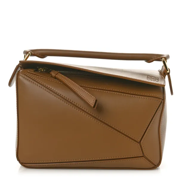 Loewe Puzzle Bag Small Oak Calfskin Leather