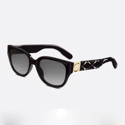 DIOR square frame glasses black/white color Size 62-14-140