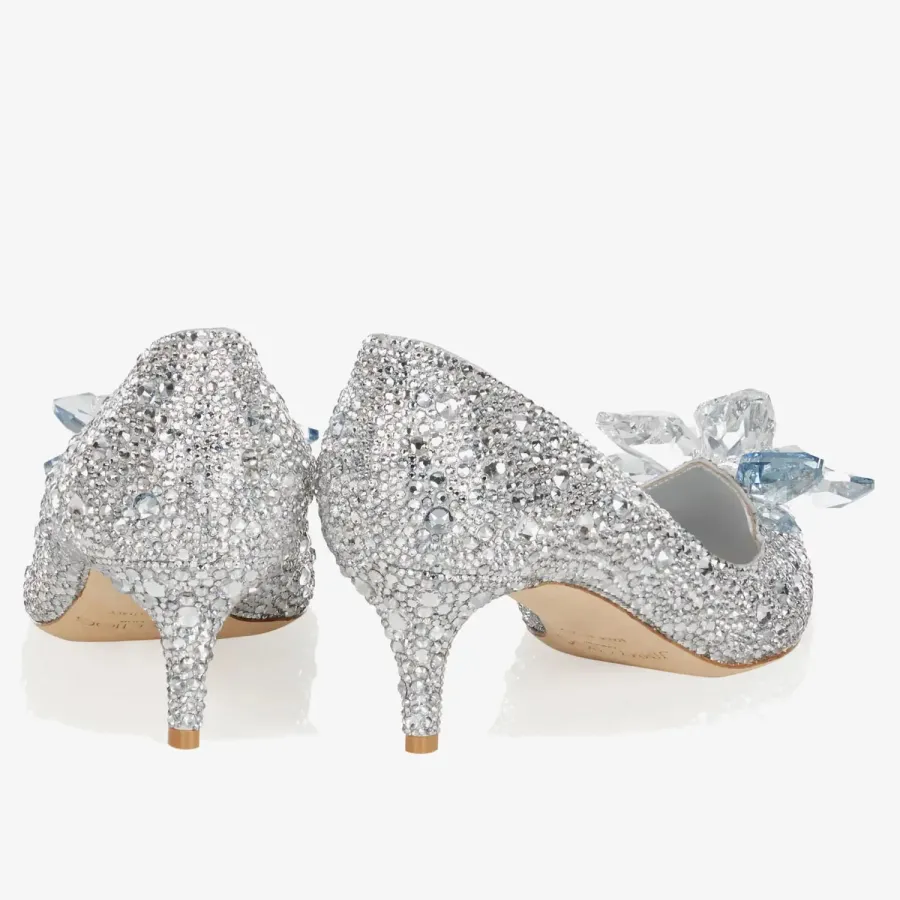 JIMMY CHOO Crystal studded pointy heels