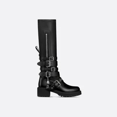 Dior black long boots