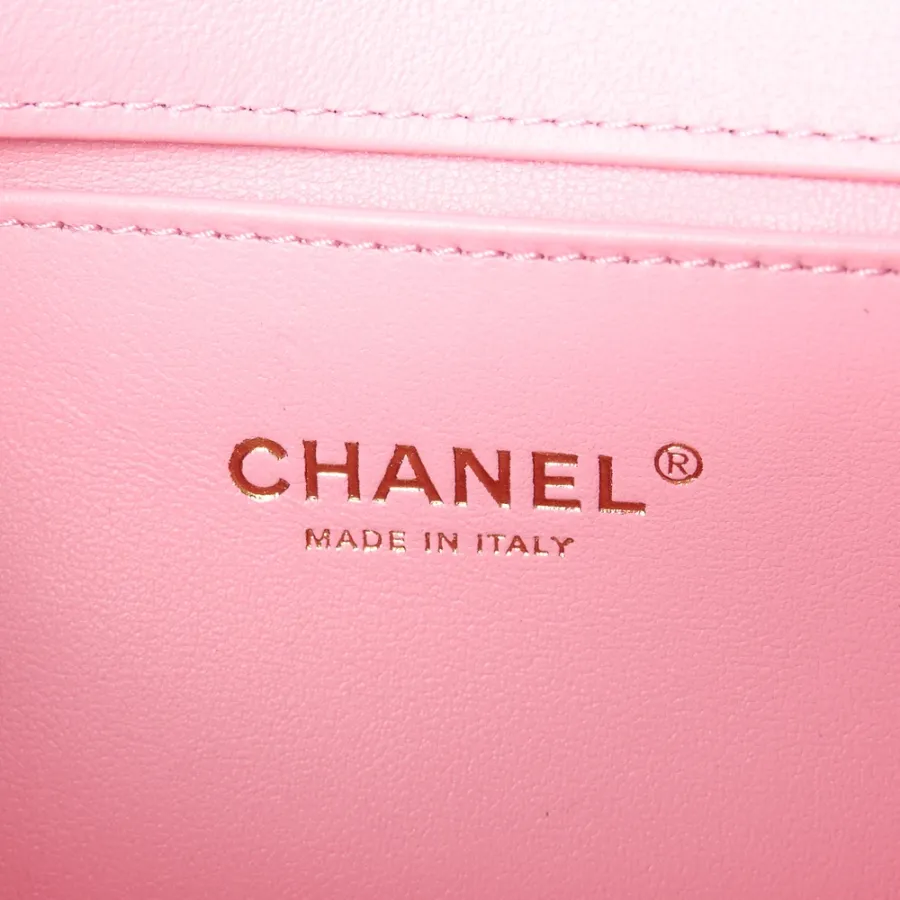 Chanel Boy Flap Medium Light Pink Quilted Calfskin Leather Aged Gold Hardware