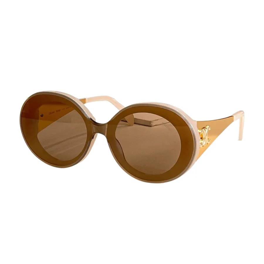 Celine Round frame glasses black/burgundy/leopard/white/ivory/beige color Size 52口22-145