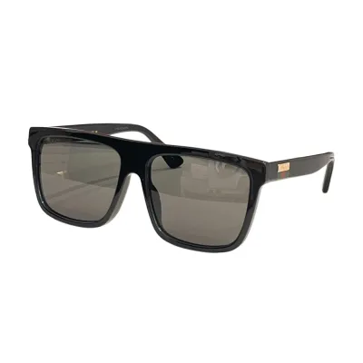 Gucci square frame glasses green/black/brown/leopard/grey color Size 59口17-145