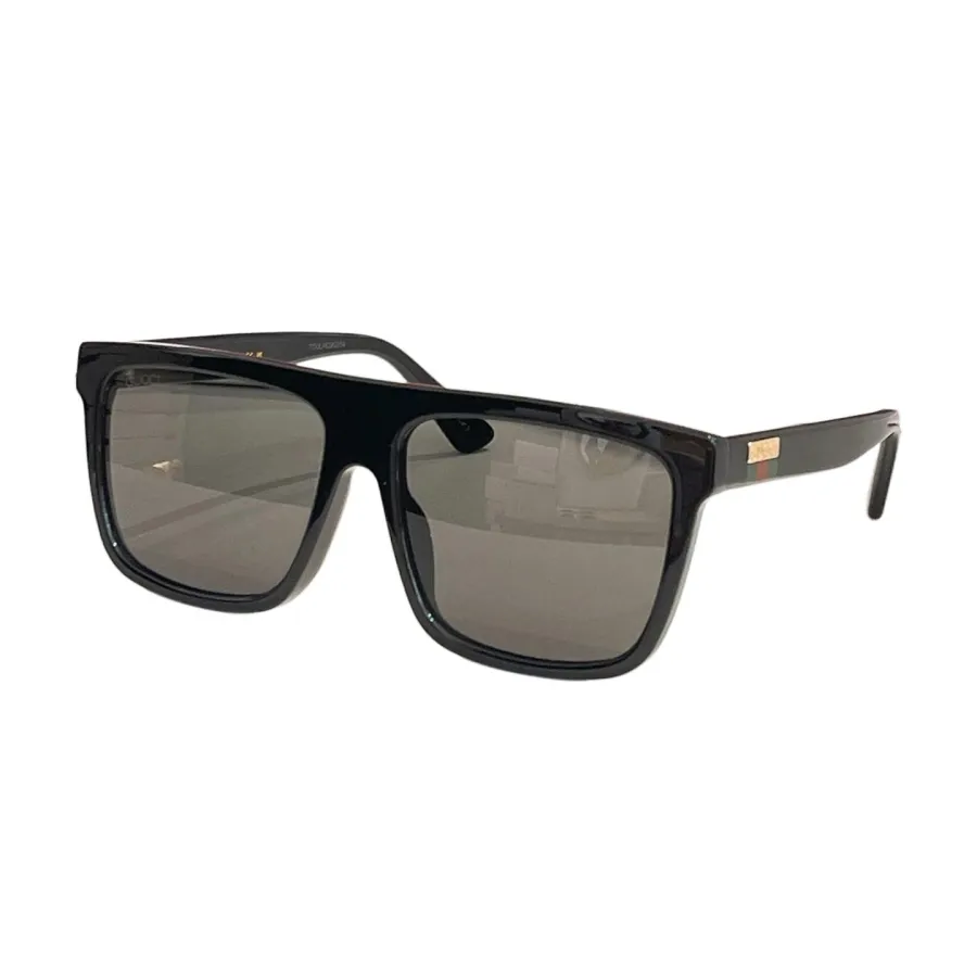 Gucci square frame glasses green/black/brown/leopard/grey color Size 59口17-145