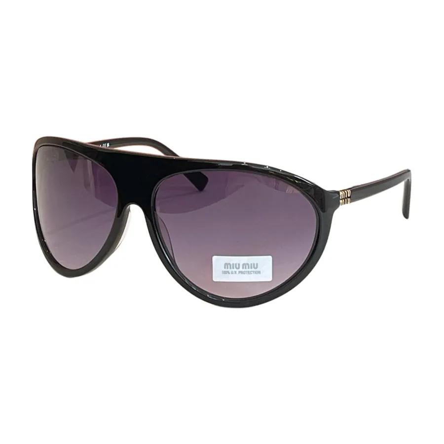 Miu Miu Pilot glasses black/black white/leopard/eggplant/black brown/white/coral color Size 75口16-110