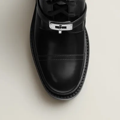 HERMES Funk Black ankle boots