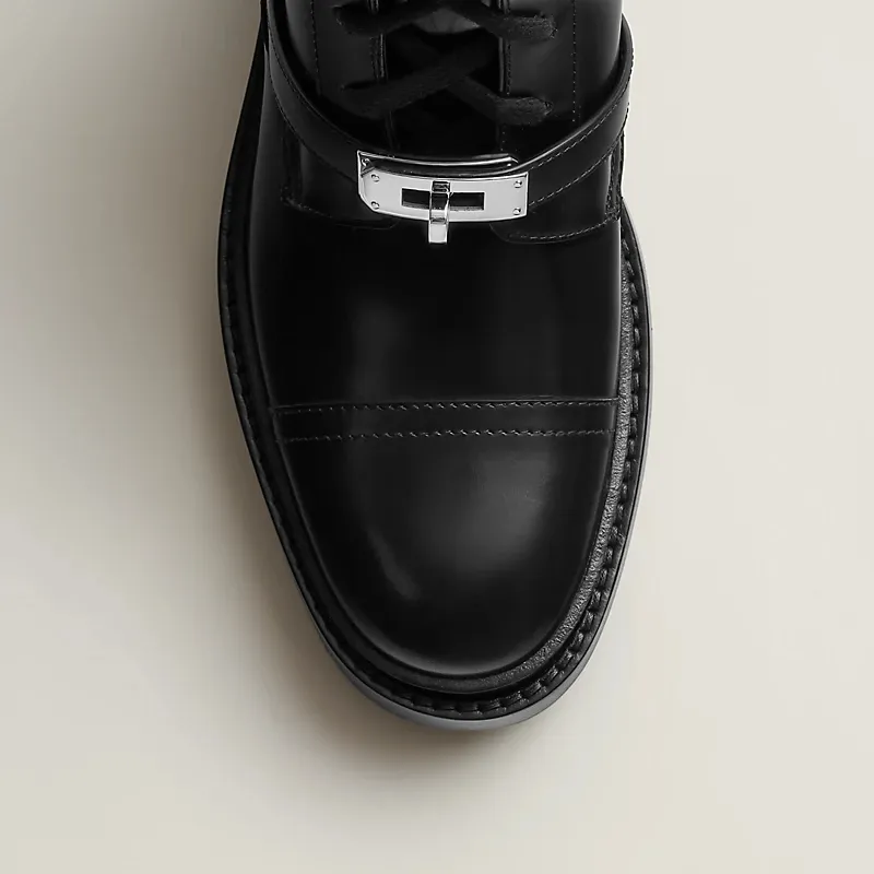 HERMES Funk Black ankle boots