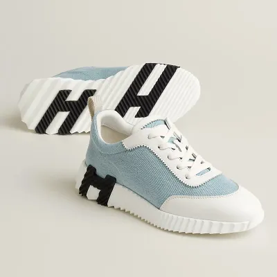 HERMES Blue Sneakers Bouncing Sports Shoes