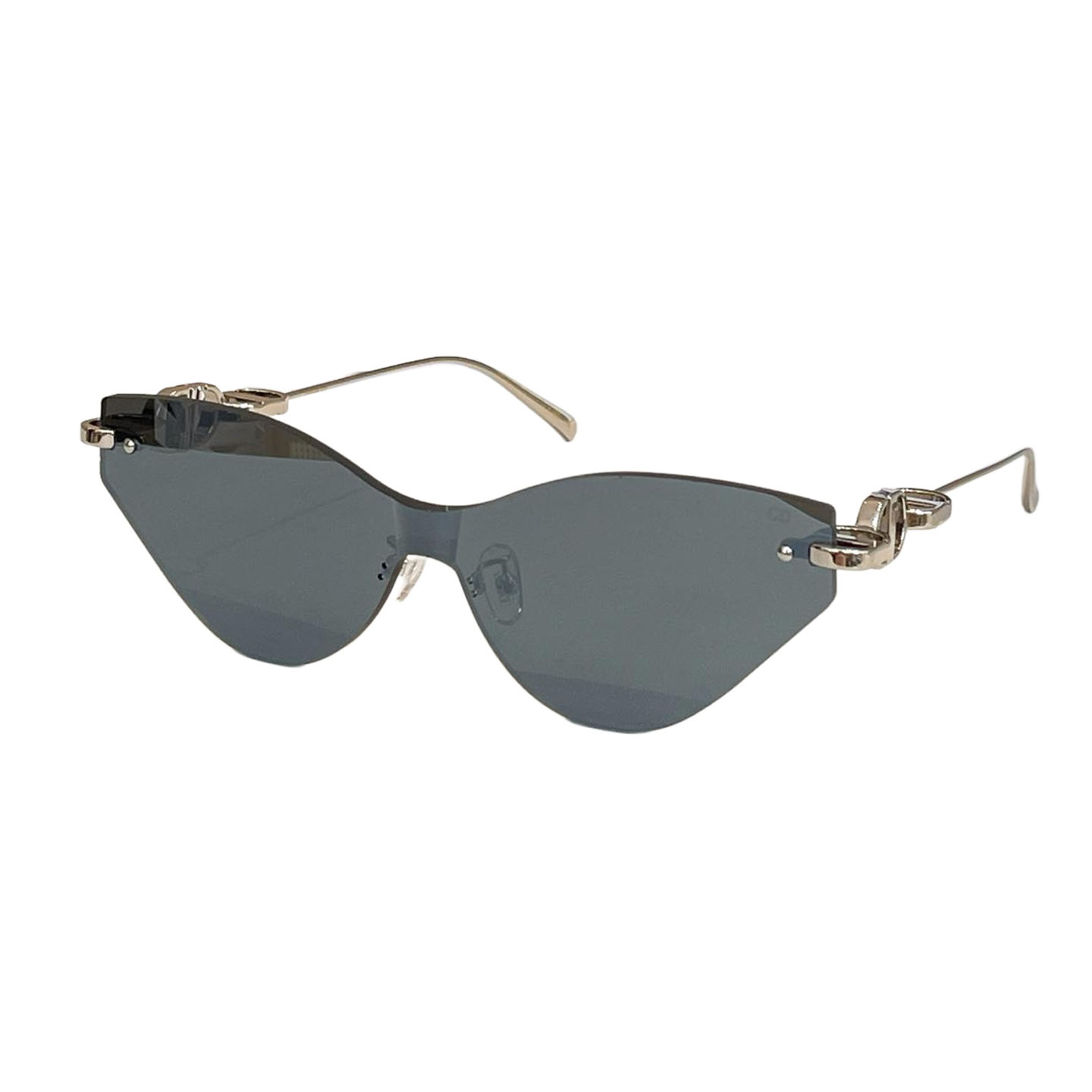 Óculos DIOR preto dourado/rosa dourado/marrom dourado/azul dourado/verde dourado/prata cinza Tamanho 140口0-135