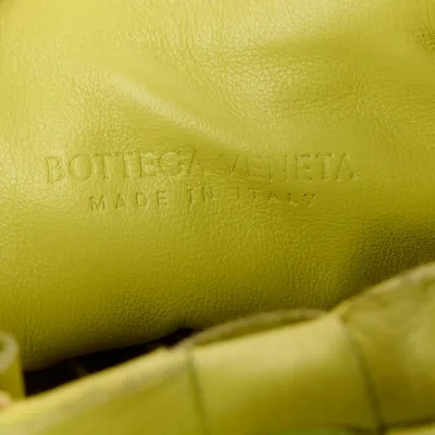 Bottega Veneta Mini Intrecciato Jodie Kiwi Nappa Leather