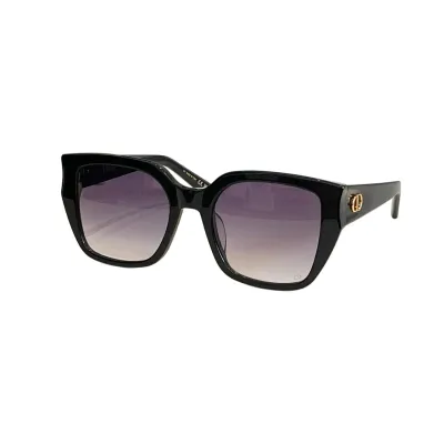 DIOR square frame glasses red/white/black/purple black/blue orange/tawny/tawny black/leopard black color Size 53口21-145