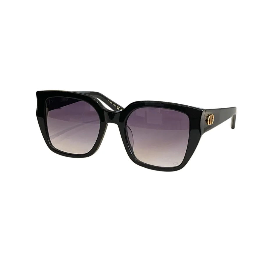 DIOR square frame glasses red/white/black/purple black/blue orange/tawny/tawny black/leopard black color Size 53口21-145