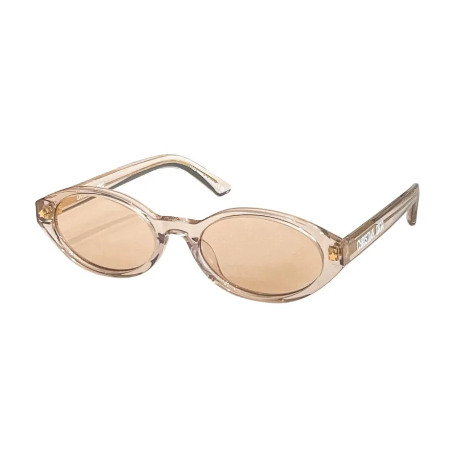 DIOR oval frame glasses black/tawny/white red/leopard color Size 54口18-140