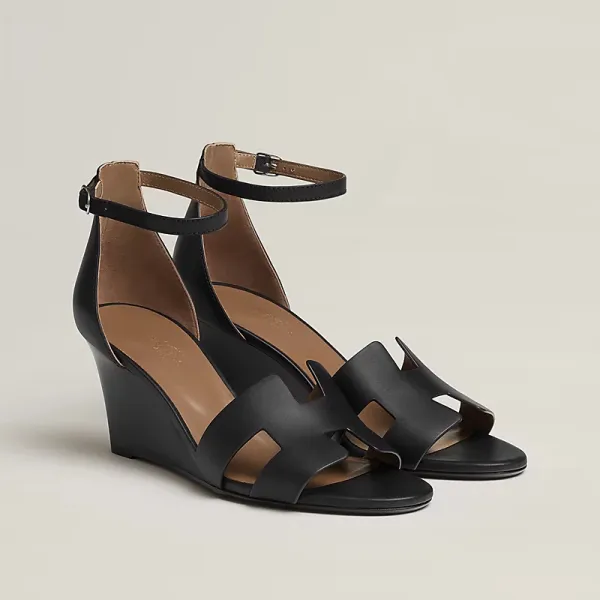 HERMES Legend Black Sandal - Image 2