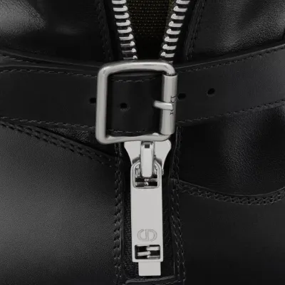 Dior black long boots