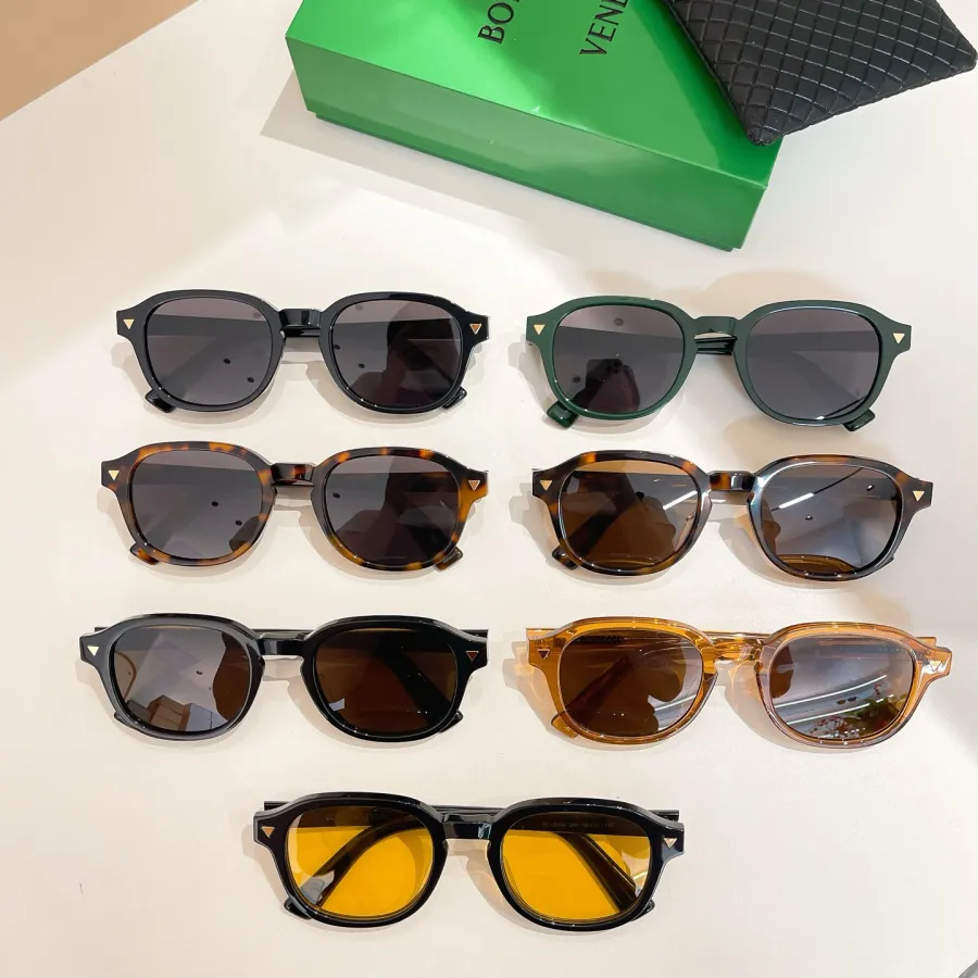 Bottega Veneta square frame glasses green/black/black leopard/brown leopard/orange black/brown black/tawny color Size 49口21-145