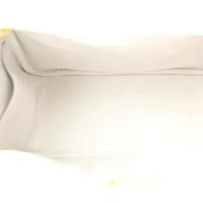 Hermès Mini Lindy 20 New White Taurillon Clemence Leather Gold Hardware