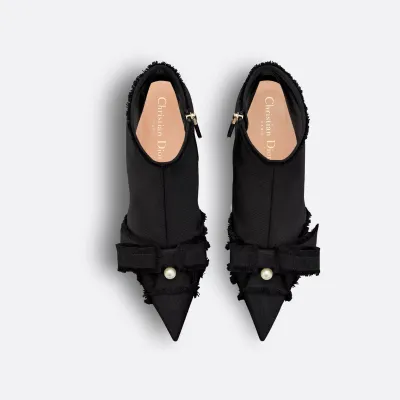 Dior ankle black boots with high heels