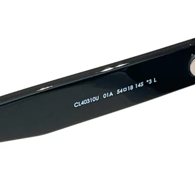 Celine Oval glasses black/red/leopard/white color Size 54口18-145