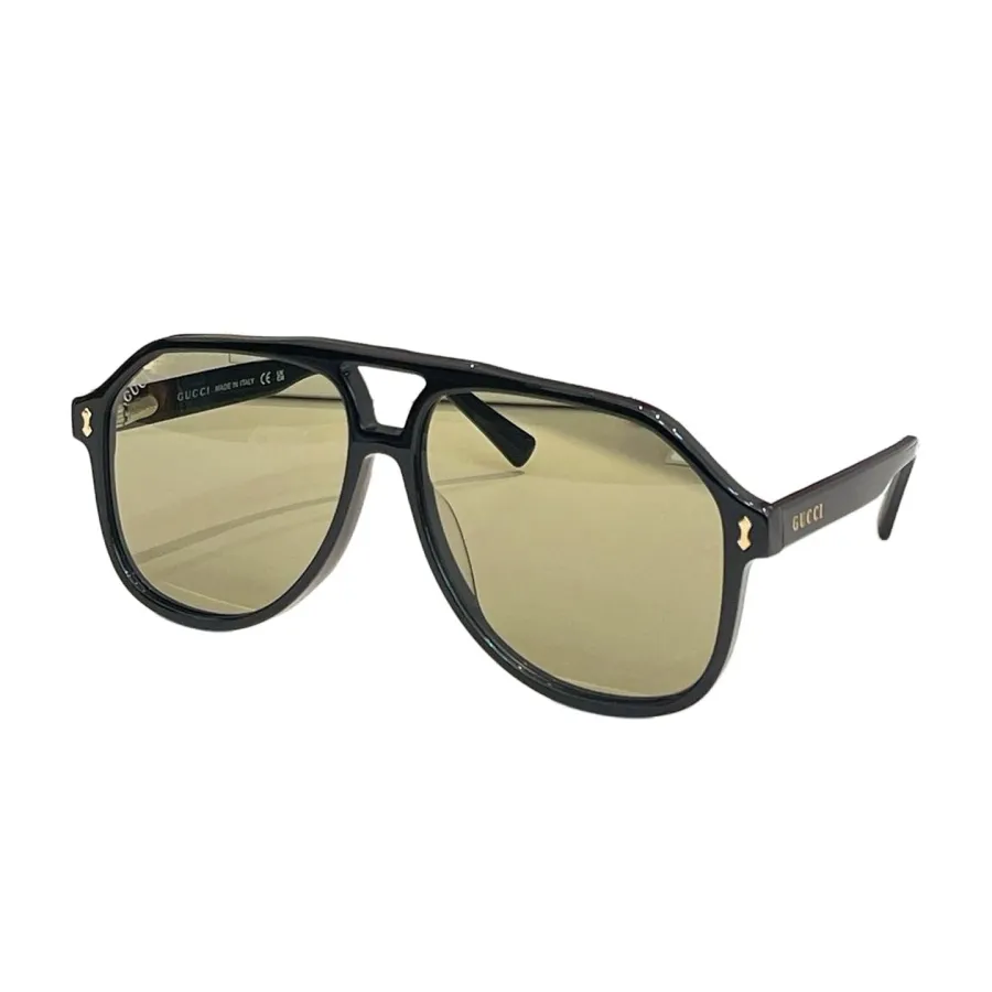 Gucci Aviator glasses leopard brown/leopard green/black/eggplant/leopard yellow/red/green/tawny Size 58口14-145
