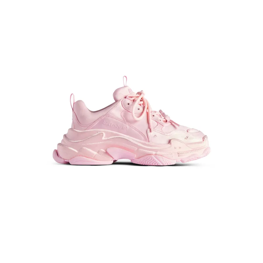 BALENCIAGA TRIPLE S TRIPLE S SATIN Pink Sneakers