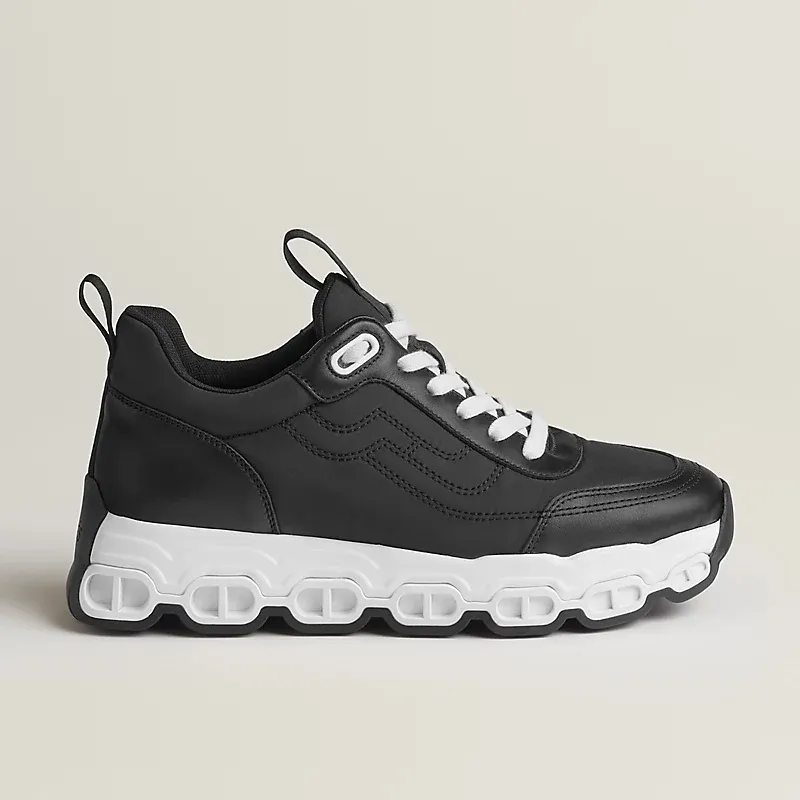 HERMES lmpulse Sneakers Black Sports Shoes