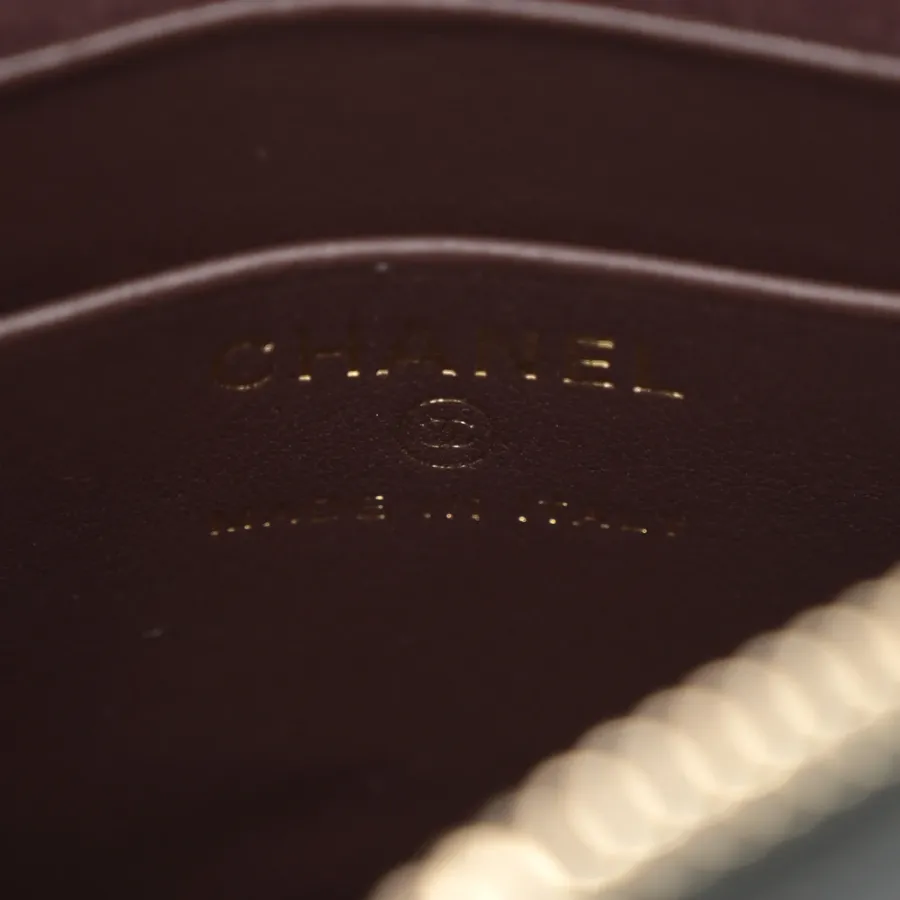 Chanel Classic Clutch With Chain Small Black Quilted Caviar Leather Light Gold Hardware