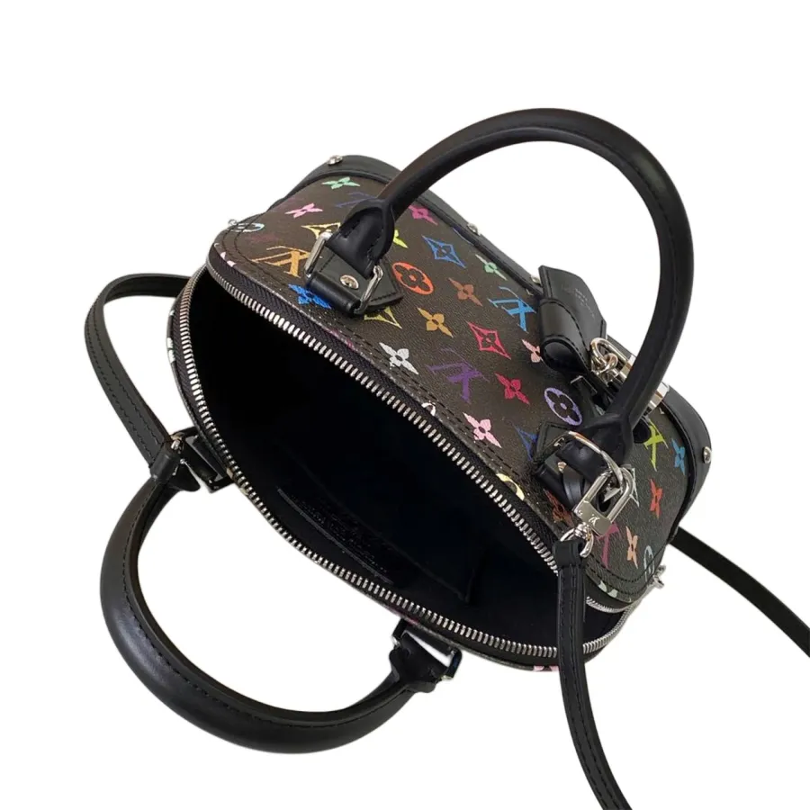 Louis Vuitton x Murakami Takashi Alma BB Multicolor Black Silver Hardware
