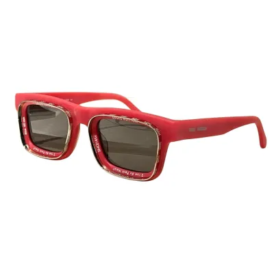 Louis Vuitton square frame glasses yellow/red/blue/green/jasmine/chamoisee/black/camouflage/leopard color Size 50-24 145