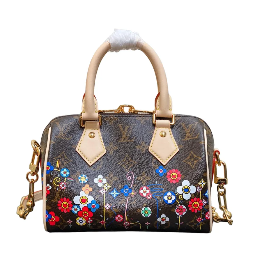 Louis Vuitton x Murakami Takashi Speedy Bandouliere 20 Monogram Gold Hardware