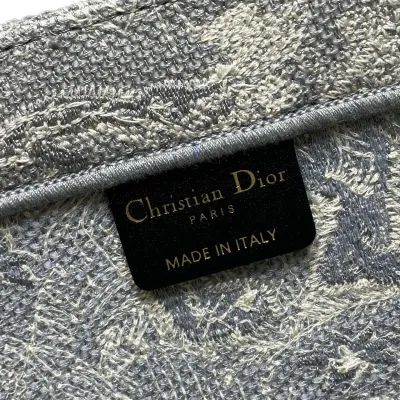 Dior Medium Dior Book Tote Gray Toile de Jouy Reverse Embroidery