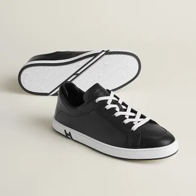 HERMES Kid Sneakers Black Sports Shoes