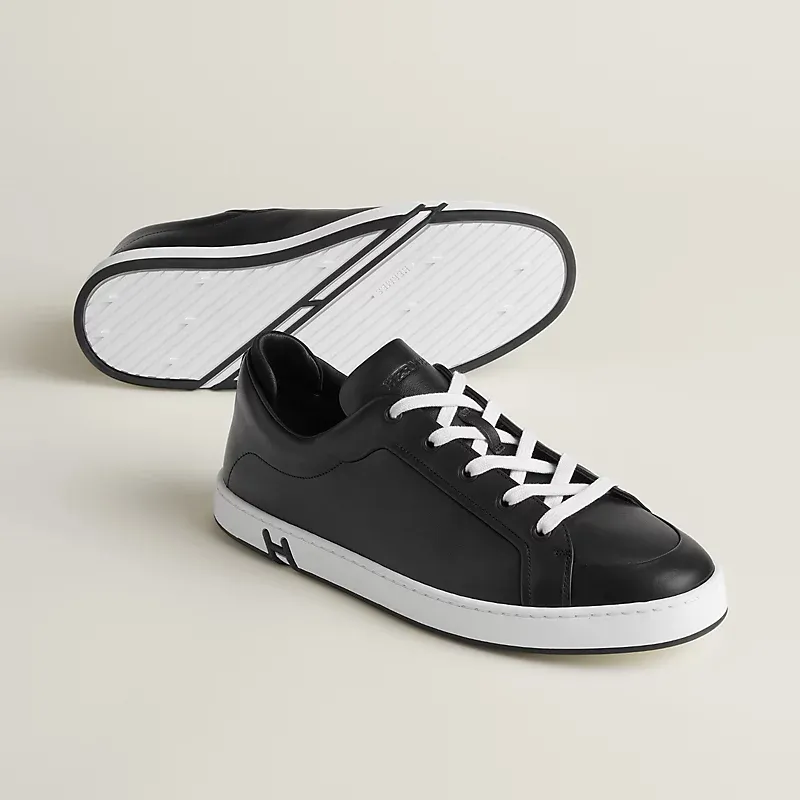HERMES Kid Sneakers Black Sports Shoes