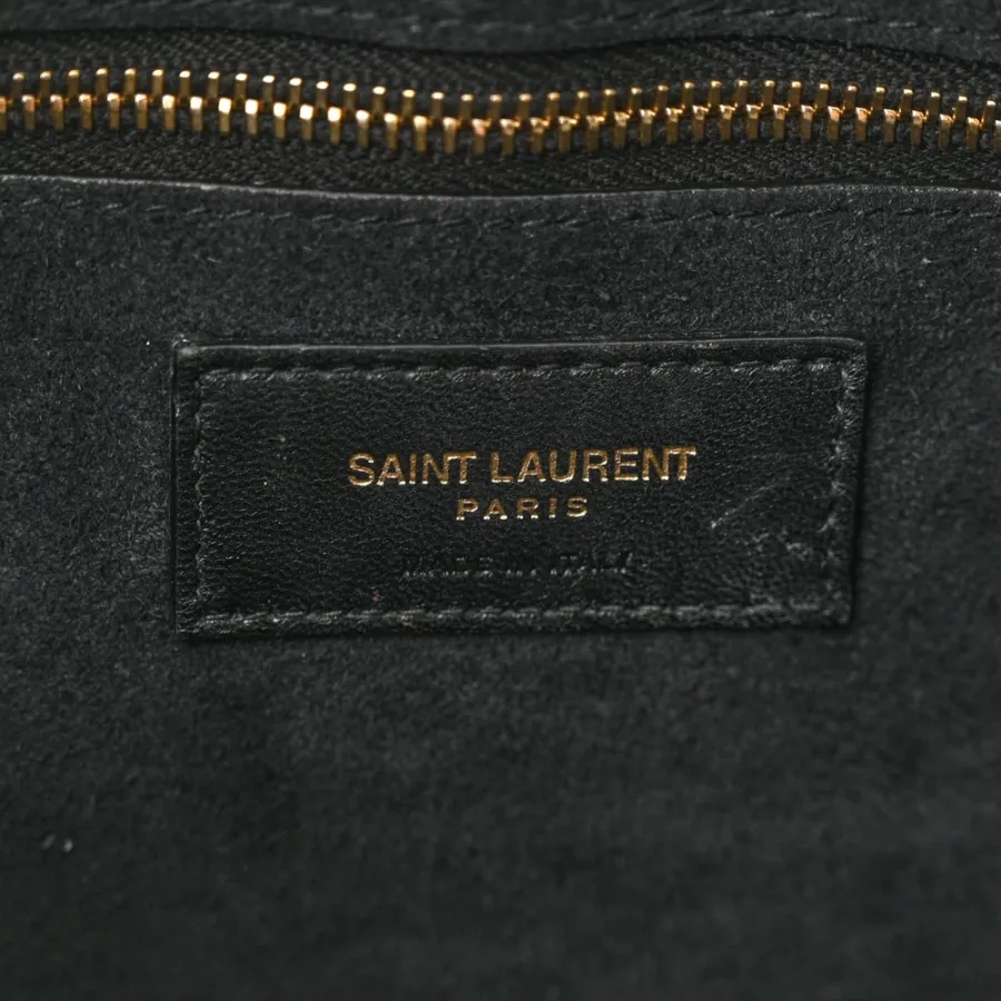 Saint Laurent Medium Le 5 À 7 Hobo Black Smooth Calfskin Leather Gold Hardware