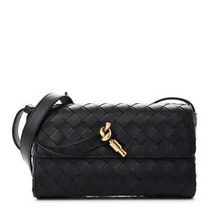 Bottega Veneta Medium Intrecciato Andiamo Shoulder Bag Space Nappa Leather Gold Hardware